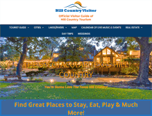 Tablet Screenshot of hill-country-visitor.com